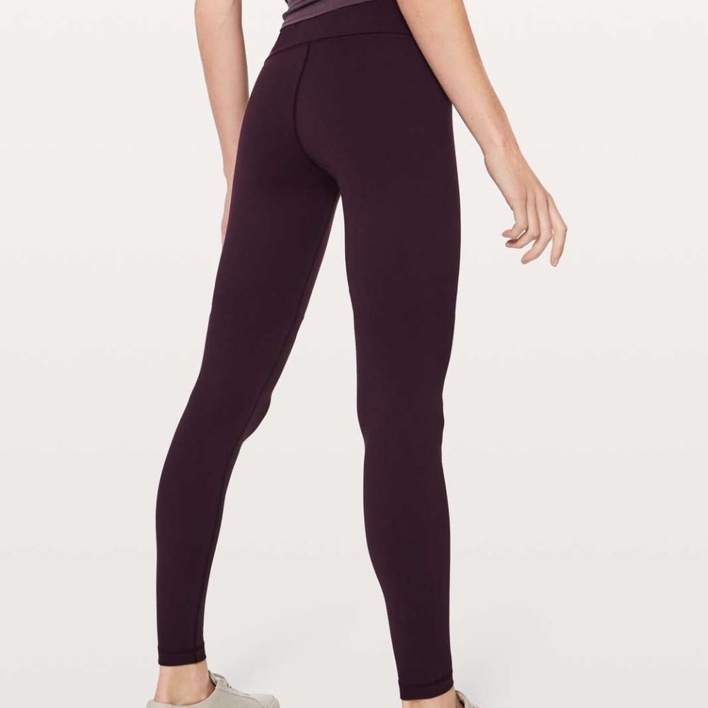 Lululemon Black Cherry WunderUnder High Rise 2